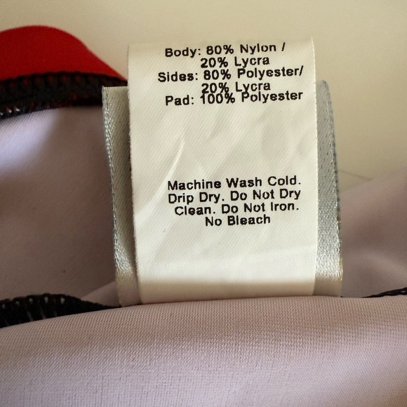 Voler Red and Black Cycling Shorts - Picture 11 of 12